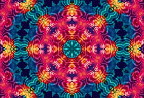 Bright multicolored background with abstract pattern Stock Illustration