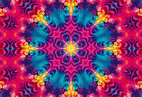 Bright multicolored background with abstract pattern 库存插图