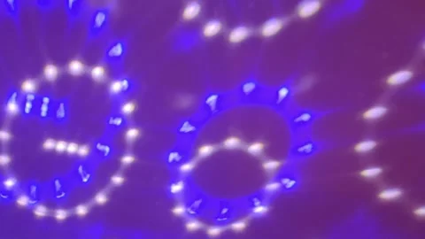 Bright multicolored disco lights background. Disco party glowing wall. Stock-Footage 284873996