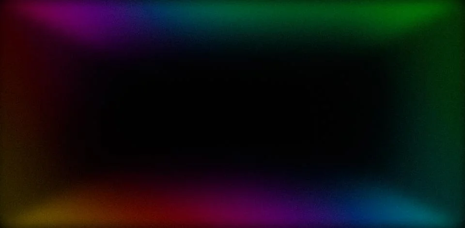 Bright multicolored frame. Dark abstract unique pink green red background 스톡 일러스트