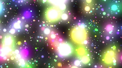 Bright Multicolored Glowing Psychedelic Starfield Loop 2 Stock-Footage 44188031