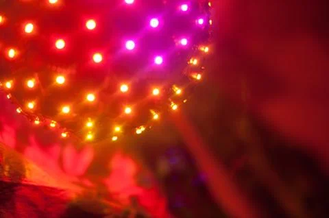 Bright multicolored light ball Stock Photos