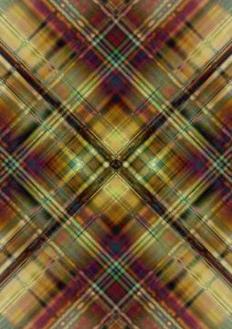 Bright multicolored stripes collected at an angle in pattern Stock Illustration