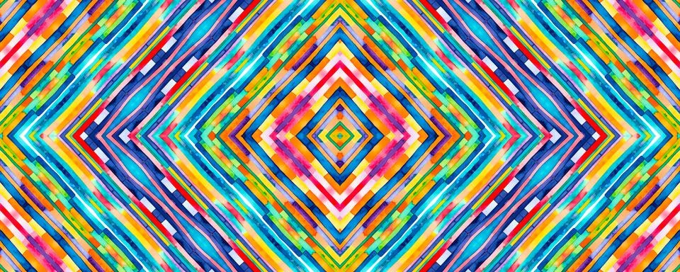 Bright multicolored stripy background, abstract pattern Illustrazione stock