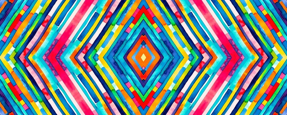 Bright multicolored stripy background, abstract colorful pattern 库存插图