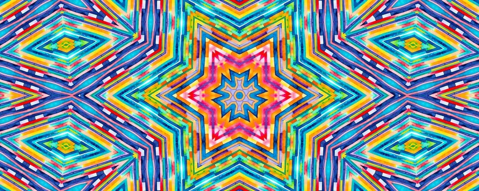 Bright multicolored stripy background, abstract pattern Stock Illustration