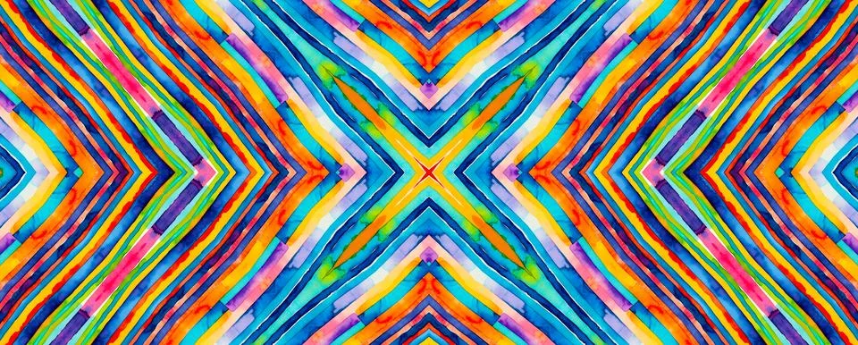 Bright multicolored stripy background, abstract colorful pattern Stock Illustration