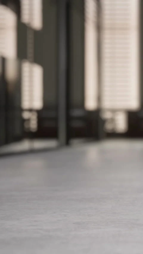 Bright natural light streaming through modern windows in a serene indoor space Stock Footage 334244502