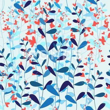 Bright natural pattern Stock Illustration