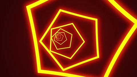 Bright neon abstract Loop glow neon flow tunne Abstract motion graphics Stock Footage 301872940