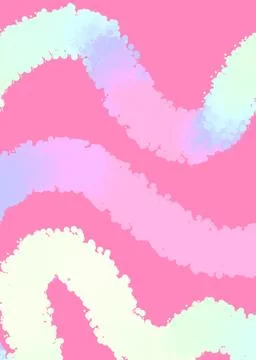 Bright neon gradient hand drawn lines pattern element background Illustrazione stock