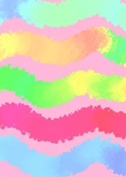 Bright neon gradient hand drawn lines pattern element background Illustrazione stock