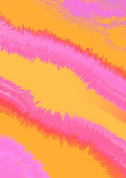 Bright neon gradient hand drawn lines pattern element background Illustrazione stock