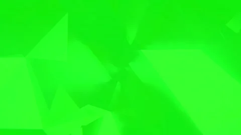 Bright neon green low poly geometric abstract background loop motion graphics 库存影片 347367228