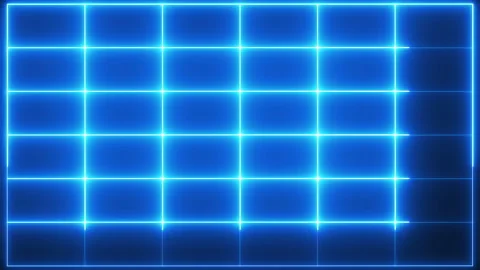 Bright neon grid Stock Footage 236696497