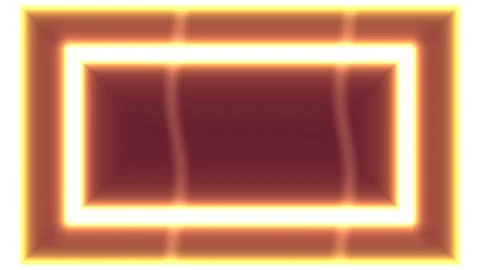 Bright neon light design with glowing rectangle shapes Stock Footage 339357656