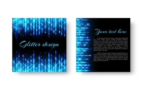 Bright neon light pattern Stock Illustration