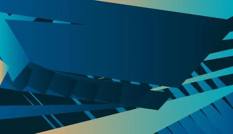 Bright neon pattern of geometric shapes and lines virtual background for onli Stock Illustration