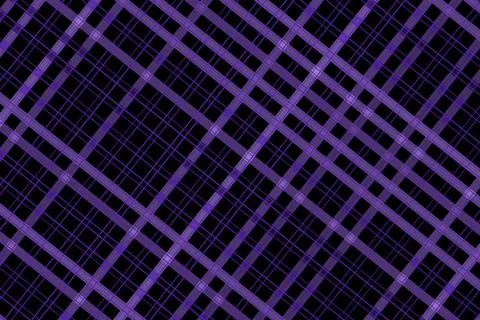 Bright neon street grid pattern with glowing lines at night Stock Illustration