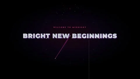 Bright new beginnings countdown to midnight new year celebration Vídeo Stock 344583143