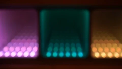 Bright New Year's lights Stock Footage 120802417