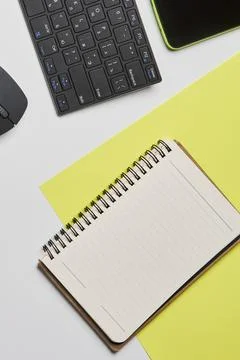 Bright office workspace Stock Photos