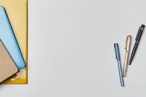 Bright office workspace Stock Photos