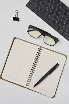 Bright office workspace Stock Photos