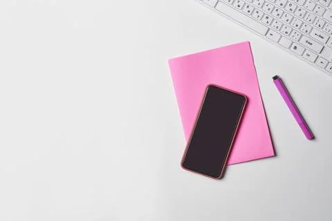 Bright office workspace Stock Photos