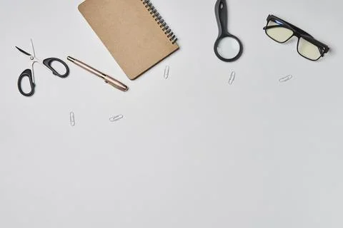 Bright office workspace Stock Photos