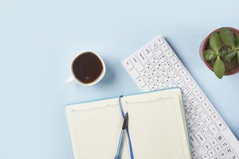 Bright office workspace Stock Photos