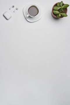 Bright office workspace Stock Photos