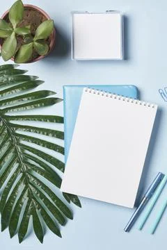 Bright office workspace Stock Photos