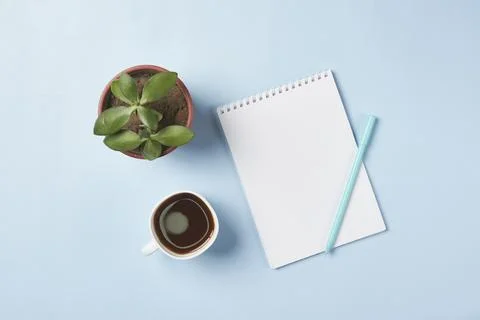 Bright office workspace Stock Photos
