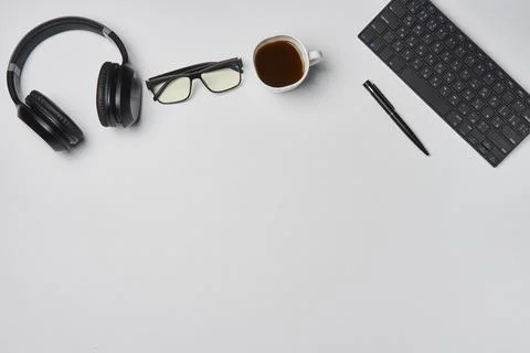 Bright office workspace Stock Photos