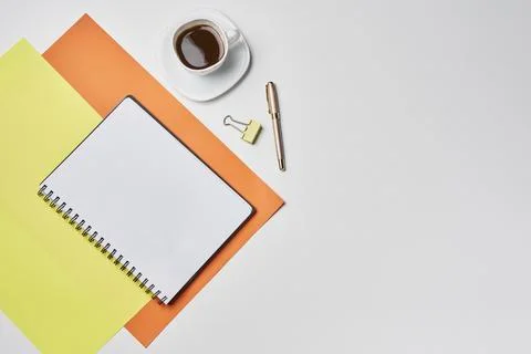 Bright office workspace Stock Photos