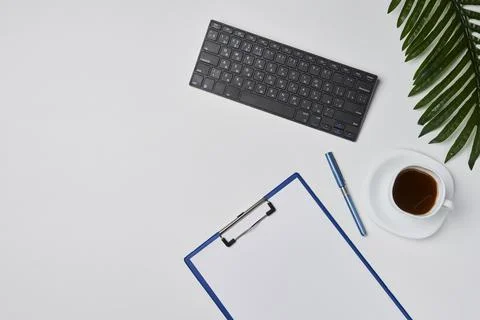 Bright office workspace Stock Photos