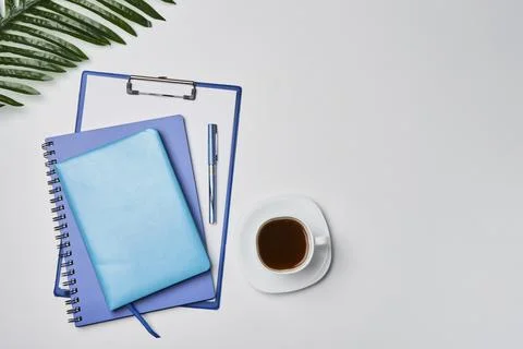 Bright office workspace Stock Photos