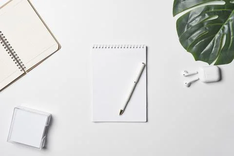 Bright office workspace Stock Photos