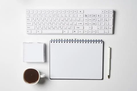 Bright office workspace Stock Photos