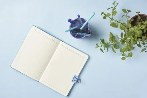 Bright office workspace Stock Photos
