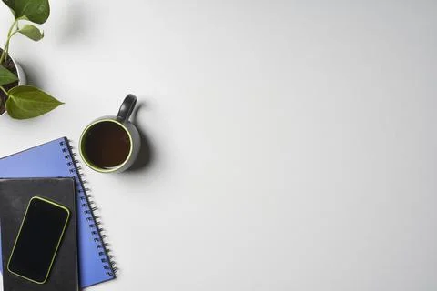 Bright office workspace Stock Photos
