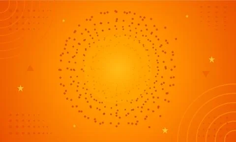 Bright orange abstract background with warm yellow gradient Illustrazione stock