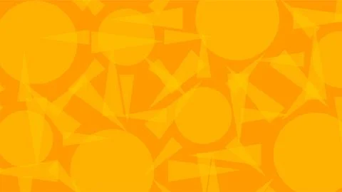 Bright Orange Abstract Pattern with Geometric Shapes. 스톡 일러스트