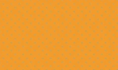 Bright orange background with small gray floral pattern Stock Illustration