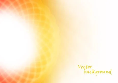 Bright orange background. Vector illustration Stock Illustration