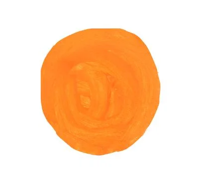 Bright Orange Circular Shape for Creative Projects Stock Photos