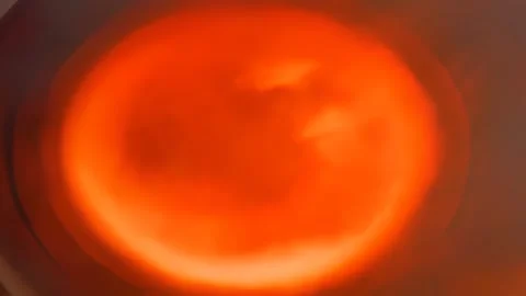 Bright Orange Combustion Cloud Inside Engine Video stock 339301278
