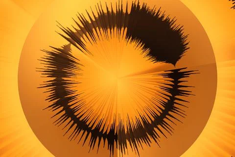 Bright orange explosion pattern background イラスト素材