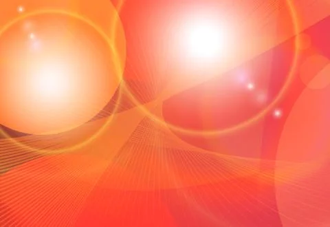 Bright orange fantasy vector background Stock Illustration